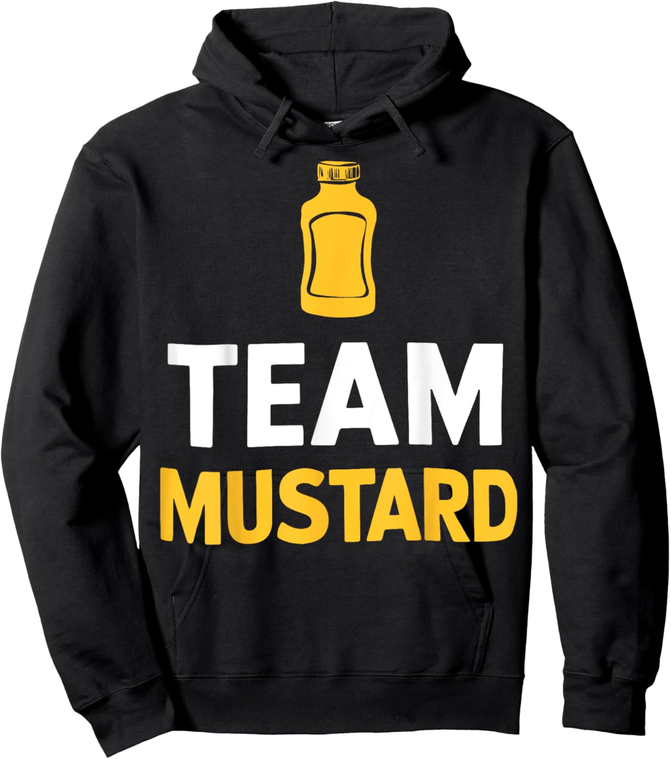 Mustard Yellow Mustard Team Mustard Hoodie - Hoodie | Black
