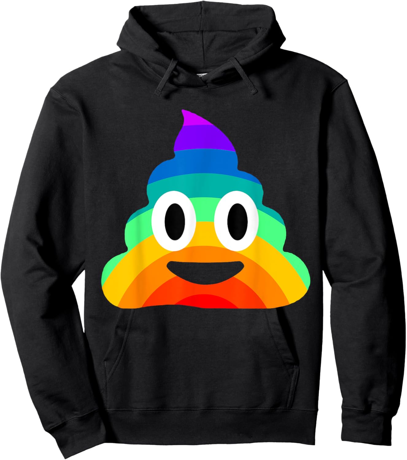 Wonderful Unicorn Rainbow Poop! Colorful Fun Hoodie - Hoodie | Black
