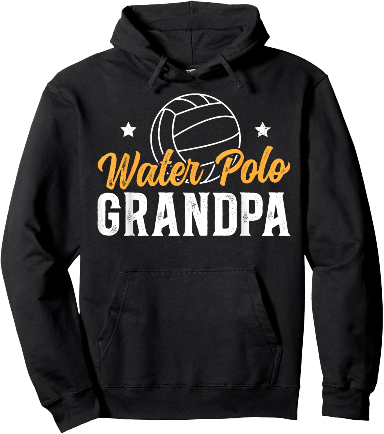 Water Polo Grandpa Of A Water Polo Player Grandfather Hoodie - Hoodie | Black