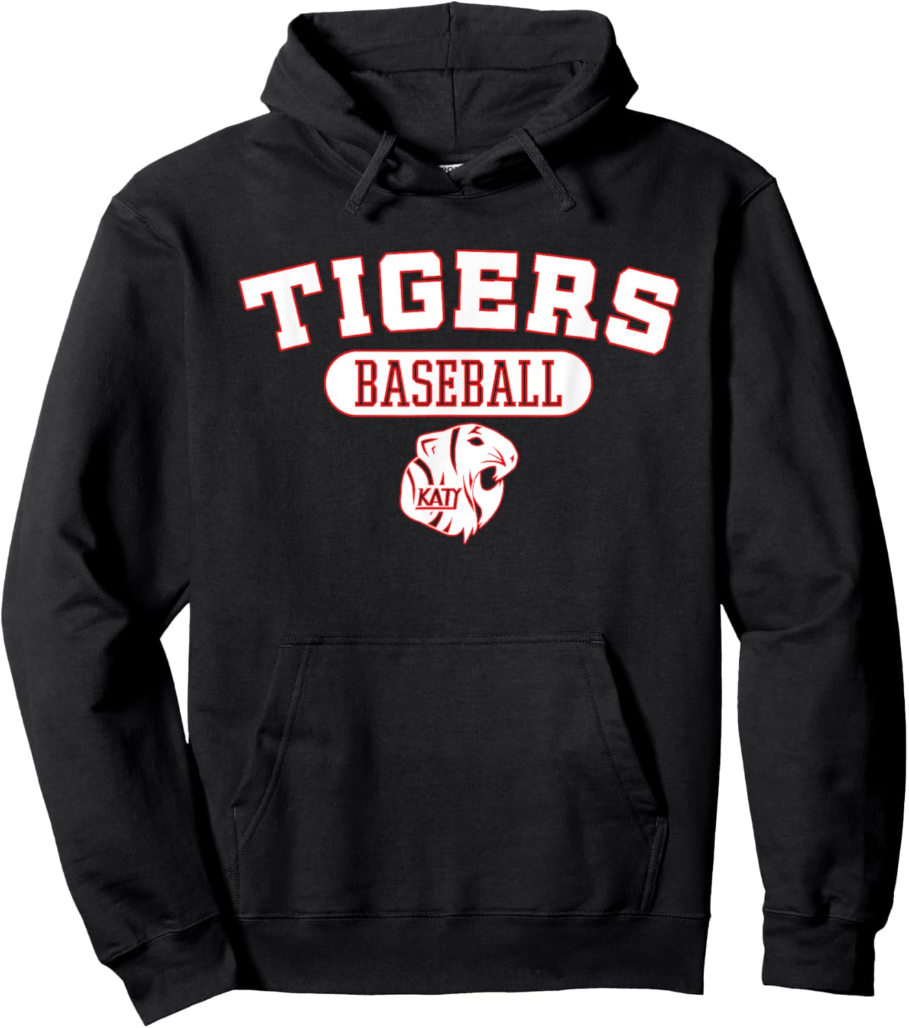 Katy Tigers Baseball Hoodie - Hoodie | Black