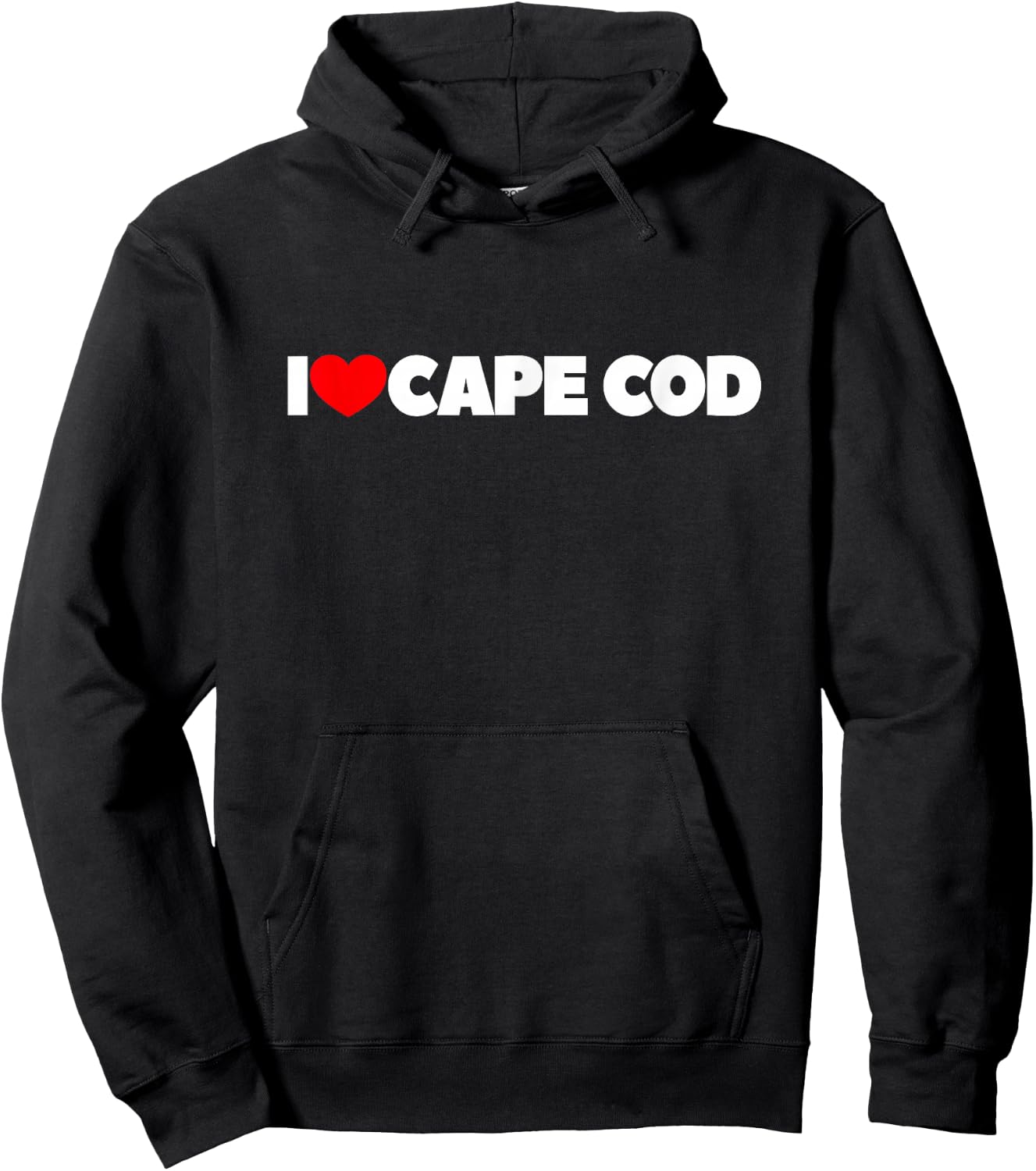 I Love (Heart) Cape Cod Hoodie - Hoodie | Black