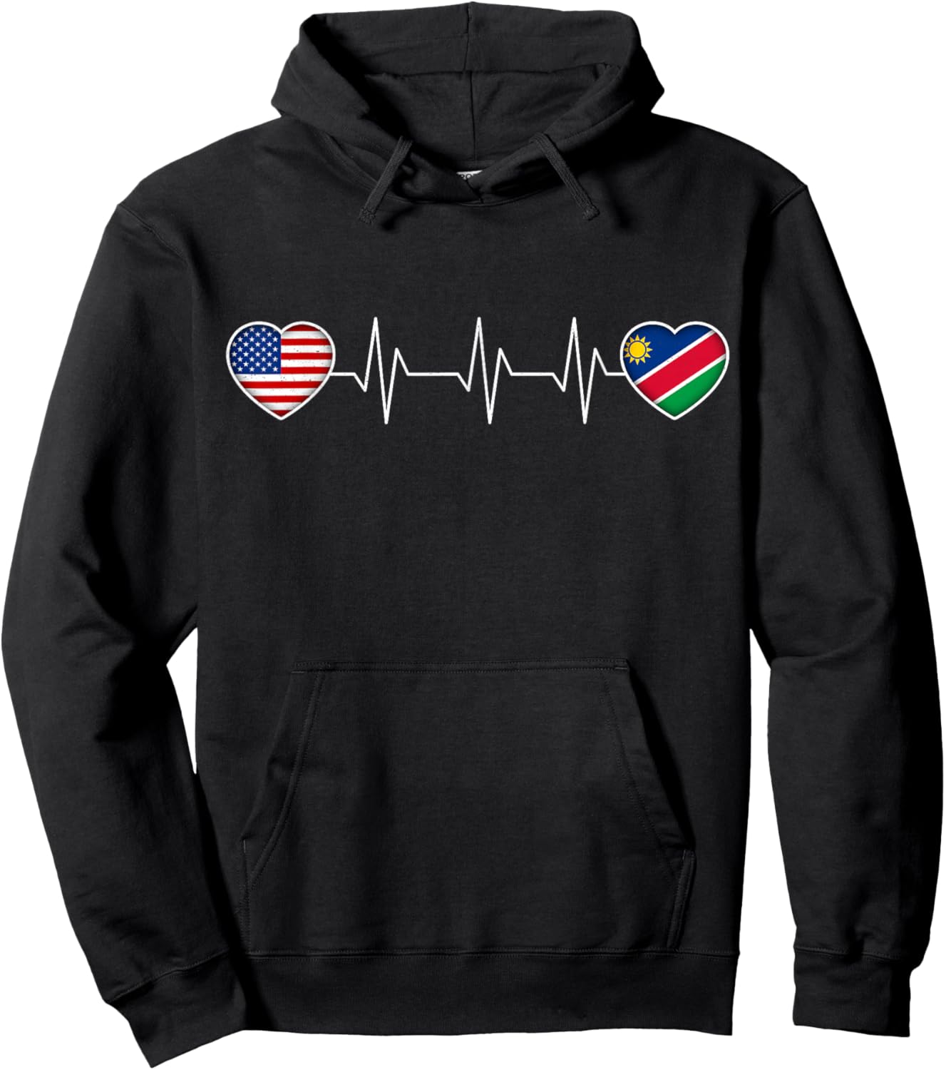 Namibia & USA Hoodie - Hoodie | Black