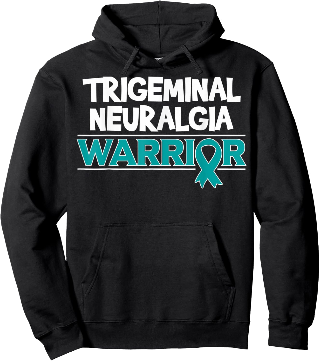 Gift TGN Patients - Trigeminal Neuralgia Warrior Hoodie - Hoodie | Black