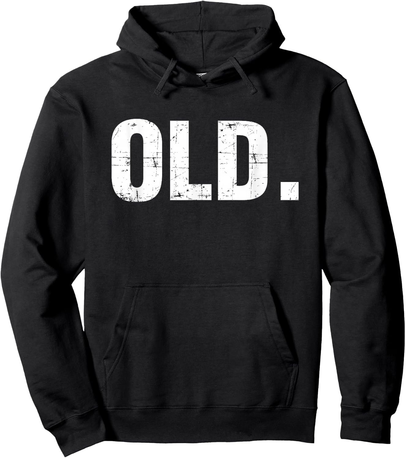 Old Funny 40th 50th 60th 70th Birthday Gag Gift Party Idea Small Hoodie - Hoodie | Black