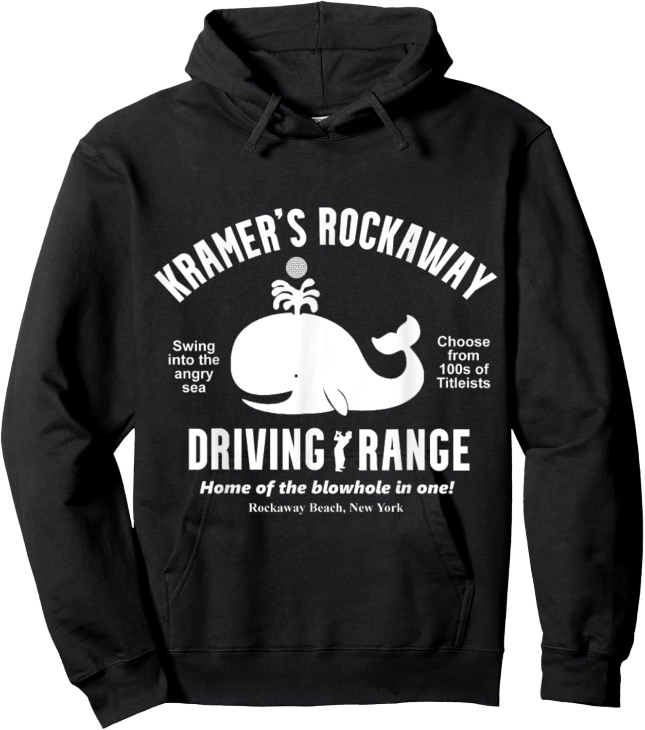 Funny Kramer's Rockaways Driving Range Golfing Hoodie - Hoodie | Black