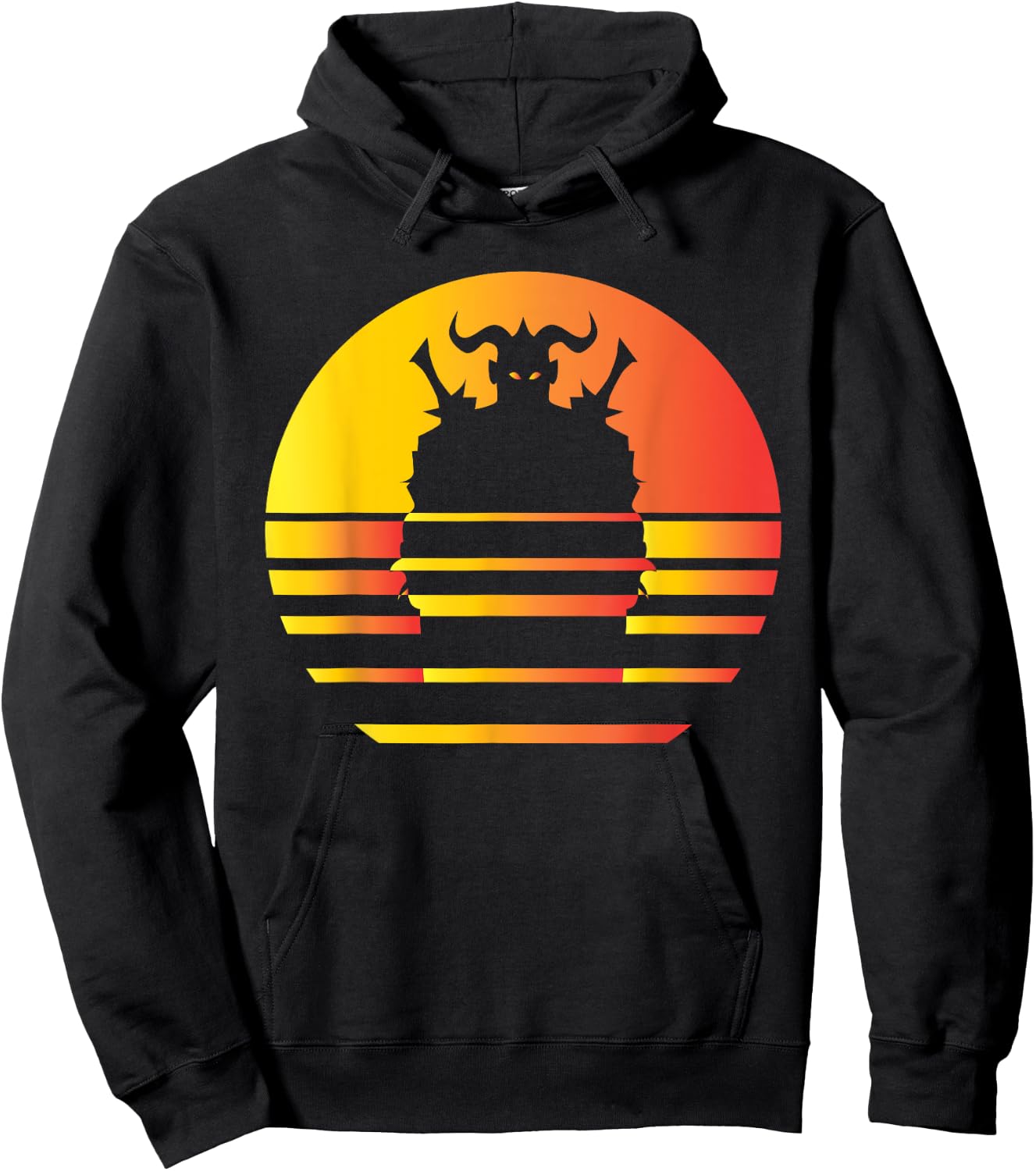 Gloomhaven Character Synth Wave Design - Board Game Hoodie - Hoodie | Black