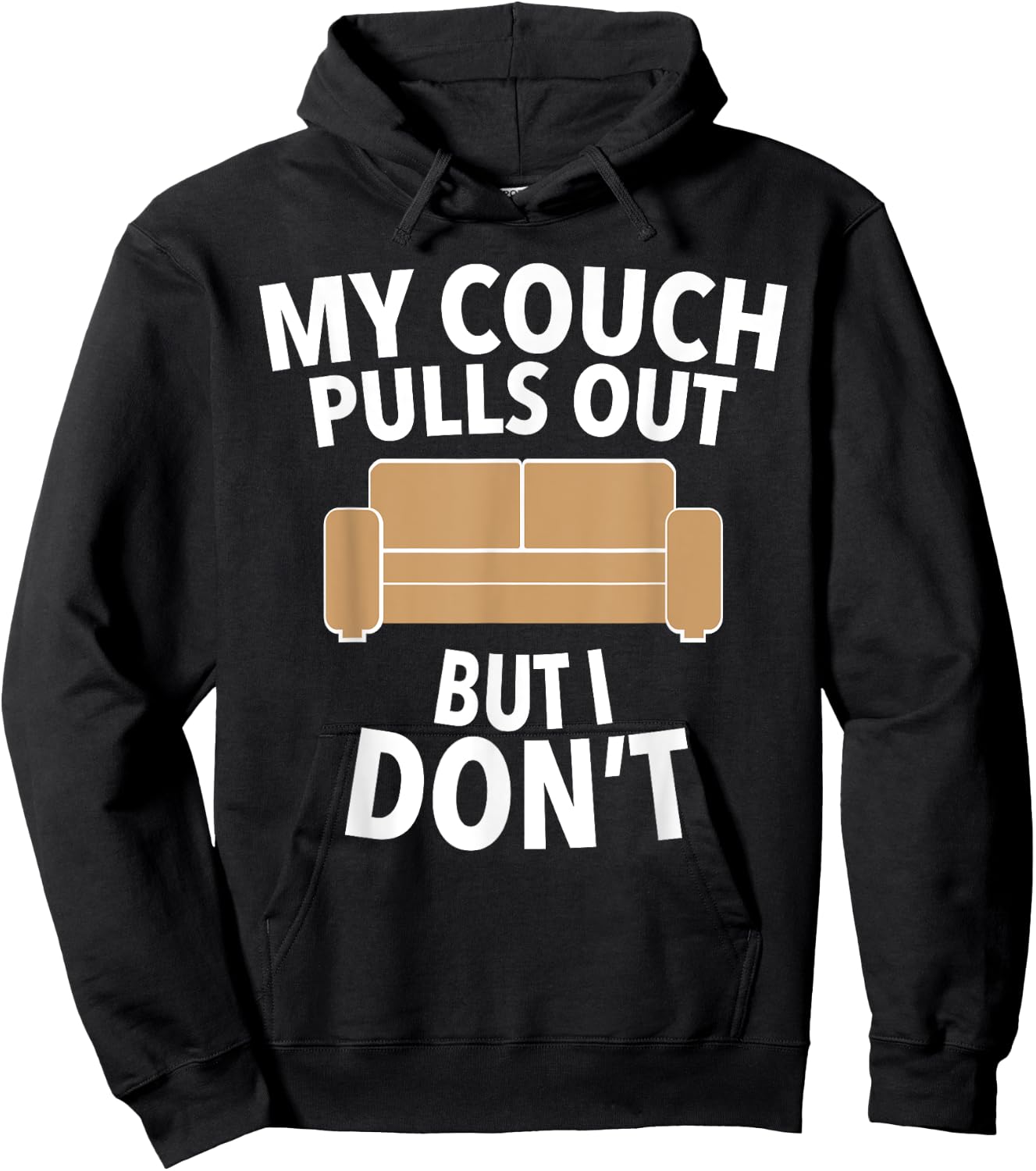 Humor Sarcastic Pull Out for Bachelor Party Hoodie - Hoodie | Black