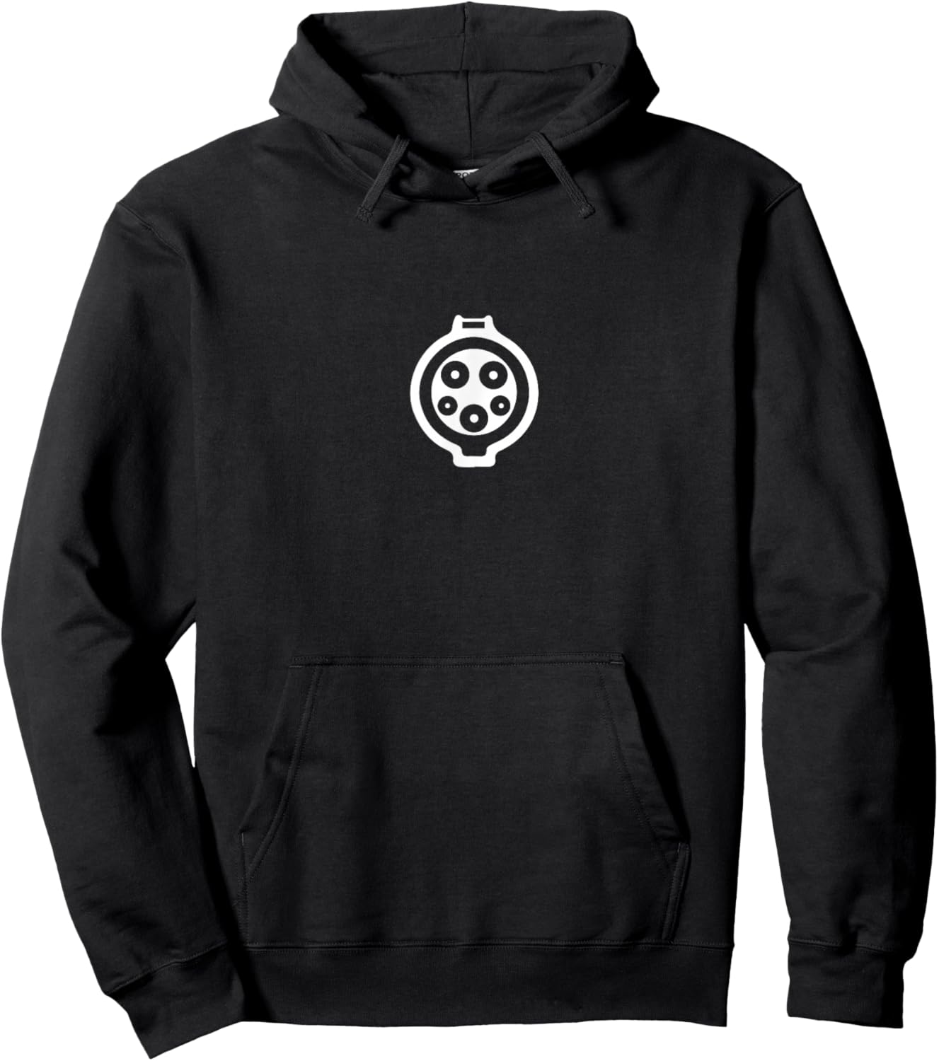 J1772 Plug Graphic Electric Vehicle Addict Zero Emission Hoodie - Hoodie | Black