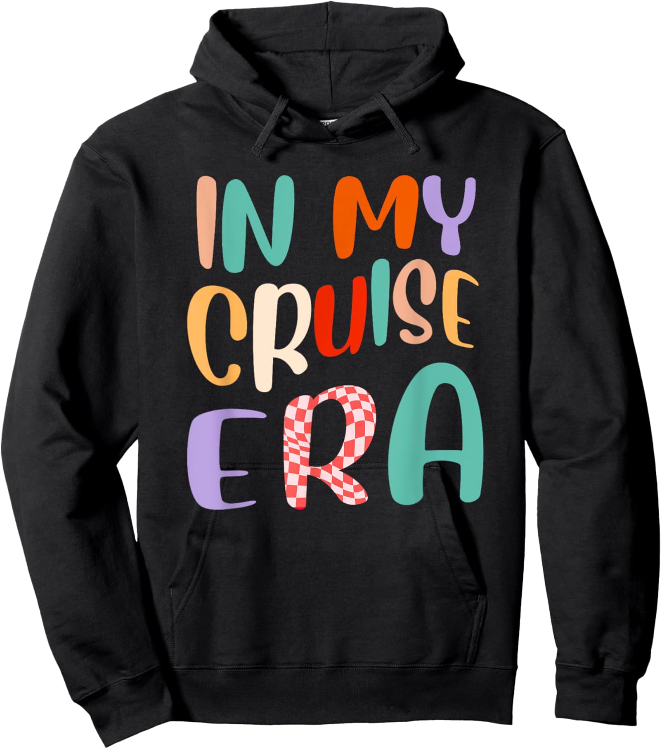 In My Cruise Era Funny Cruise Love Family Cruise Crew Hoodie - Hoodie | Black