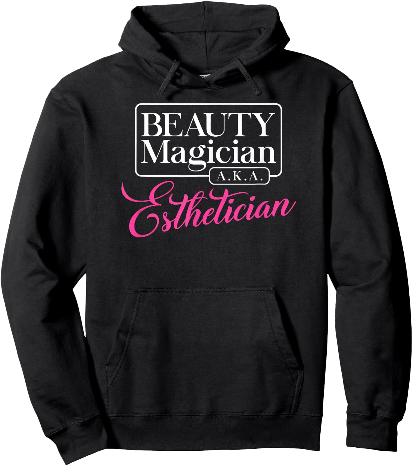 Cute Shirt For Estheticians Perfect For Beauty Magician Hoodie - Hoodie | Black