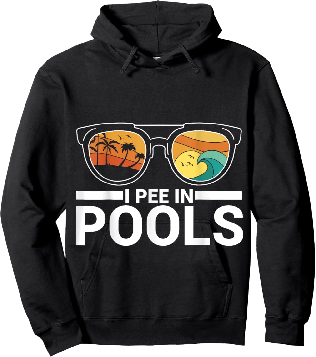 I Pee In Pools Hoodie - Hoodie | Black