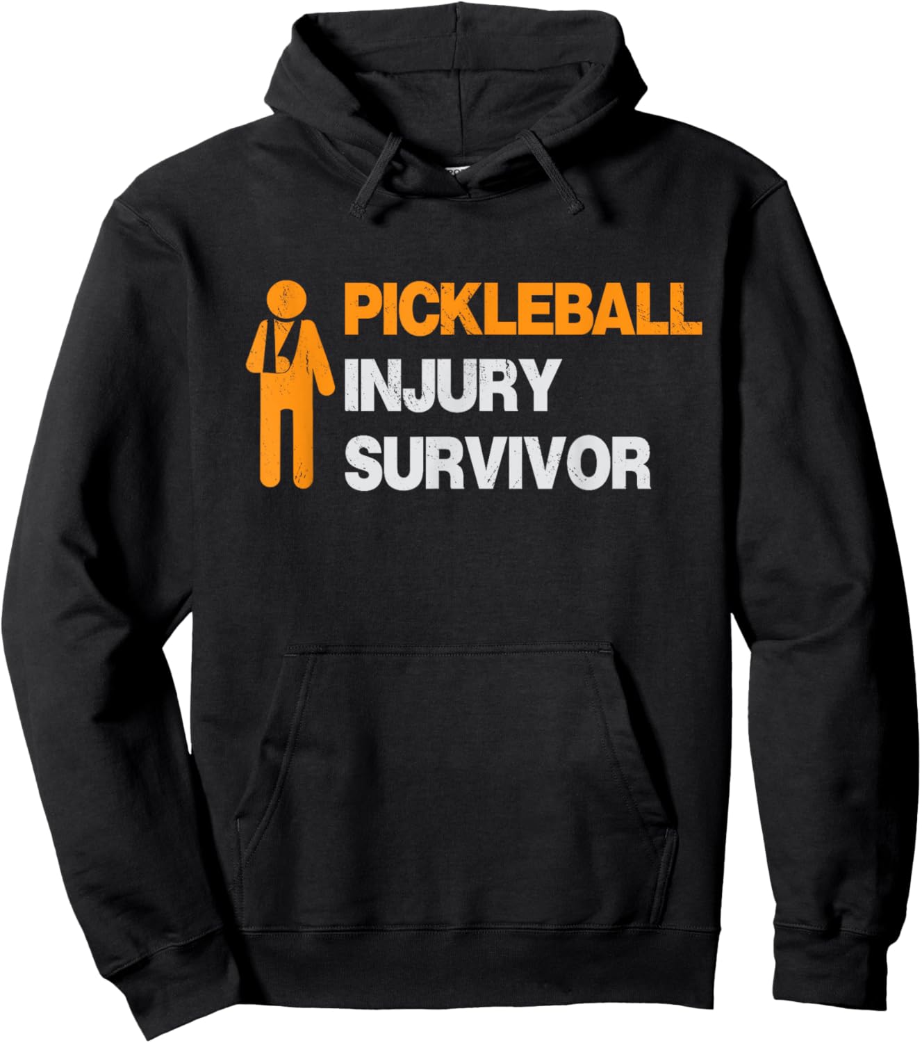 Pickleball Injury Survivor Hoodie - Hoodie | Black