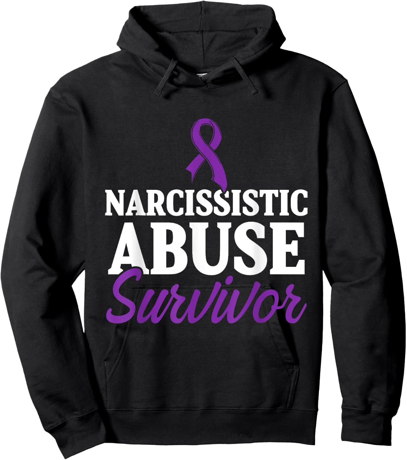 World Narcissistic Abuse Awareness Surviving Survivor Hoodie - Hoodie | Black