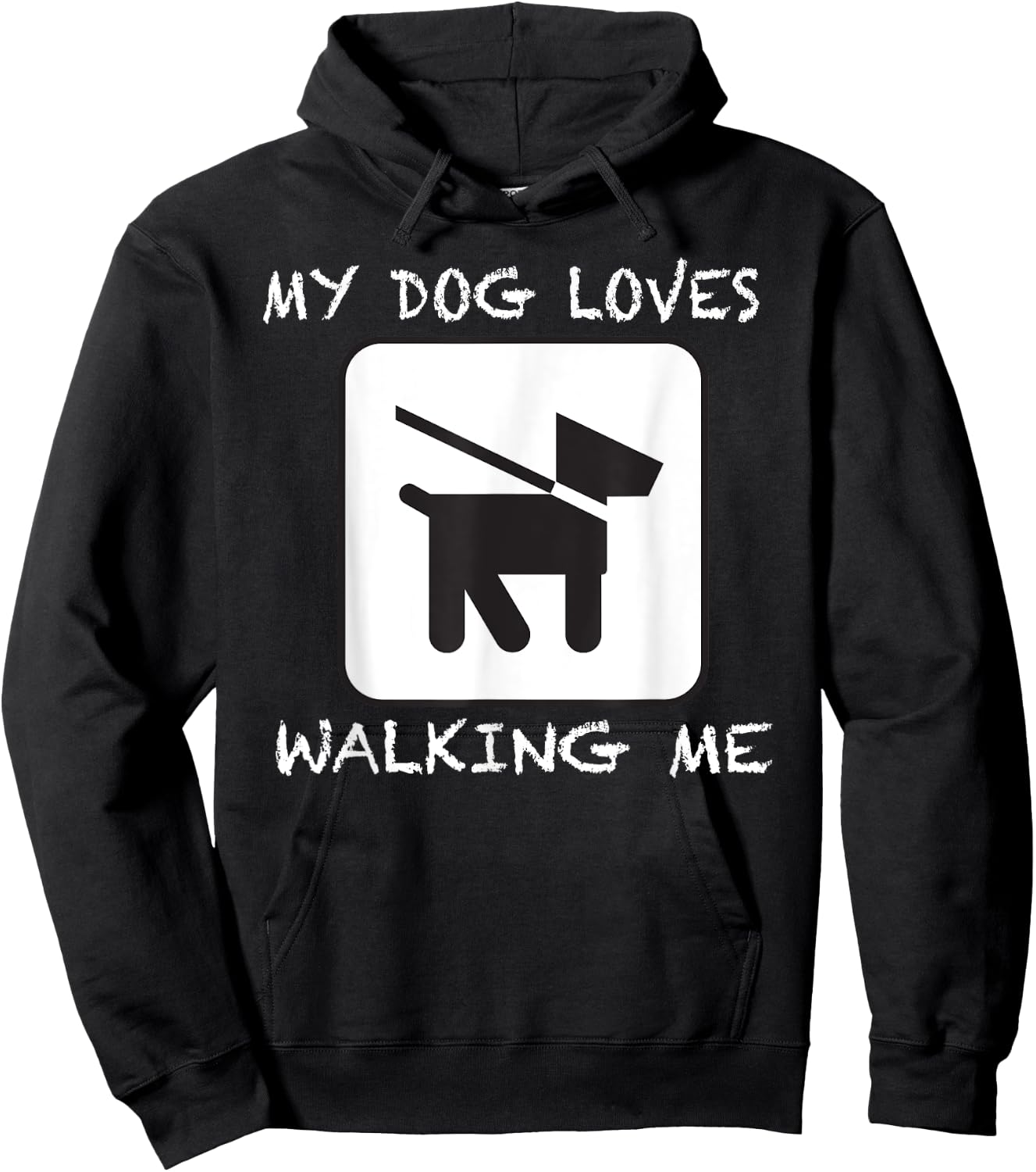 Funny Dog Walker T Shirt Cute Pet Lover Gift Men Women Kids Hoodie - Hoodie | Black