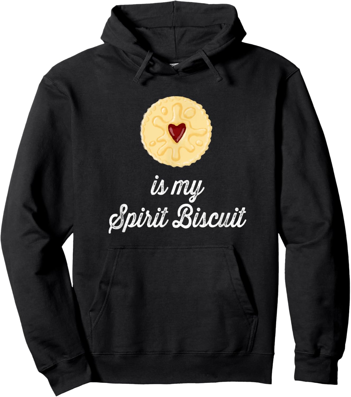 Jammie Dodger is my Spirit Biscuit Hoodie - Hoodie | Black
