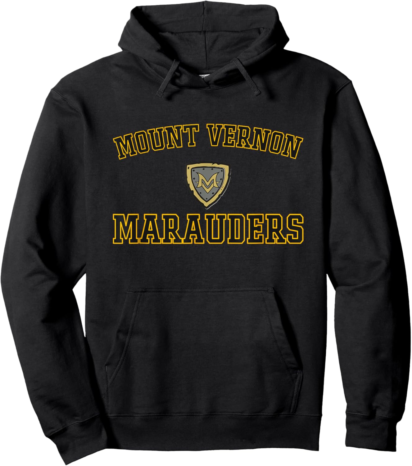 Mount Vernon Marauders Logo Varsity HS Hoodie - Hoodie | Black