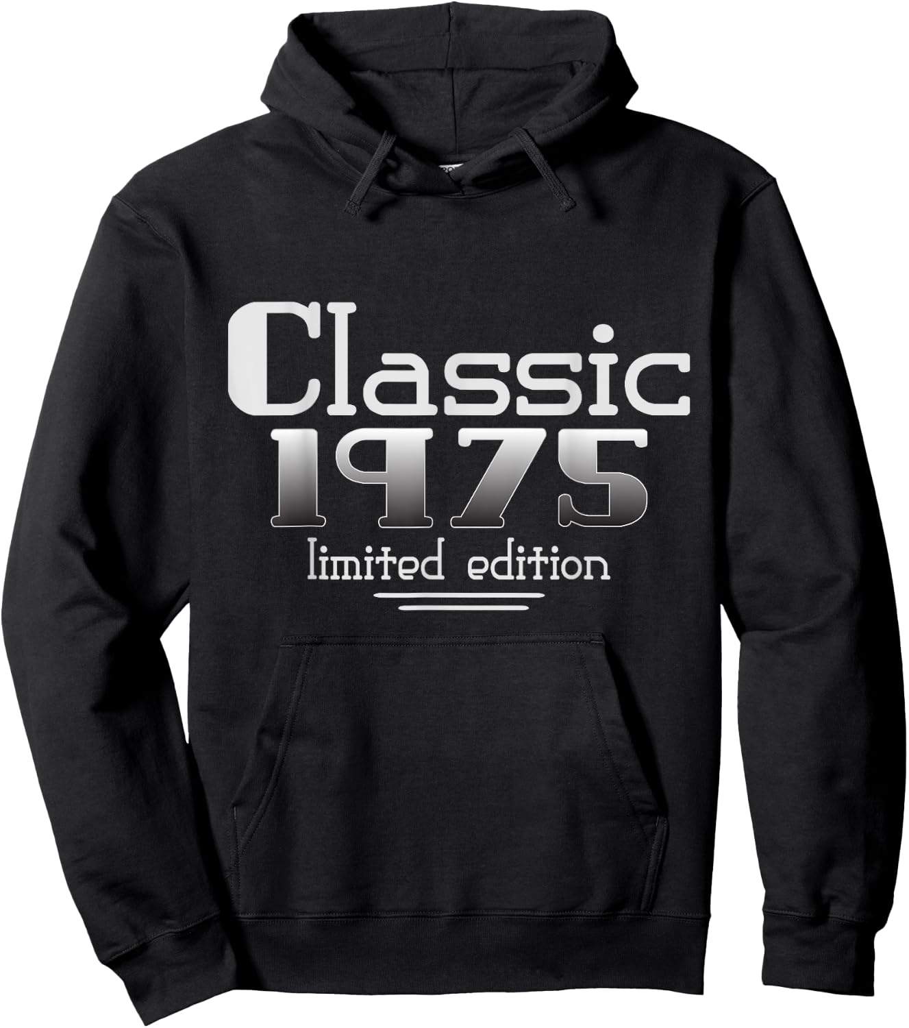 50 Year Old Classic 1975 Vintage 50th Birthday Party Men Hoodie - Hoodie | Black