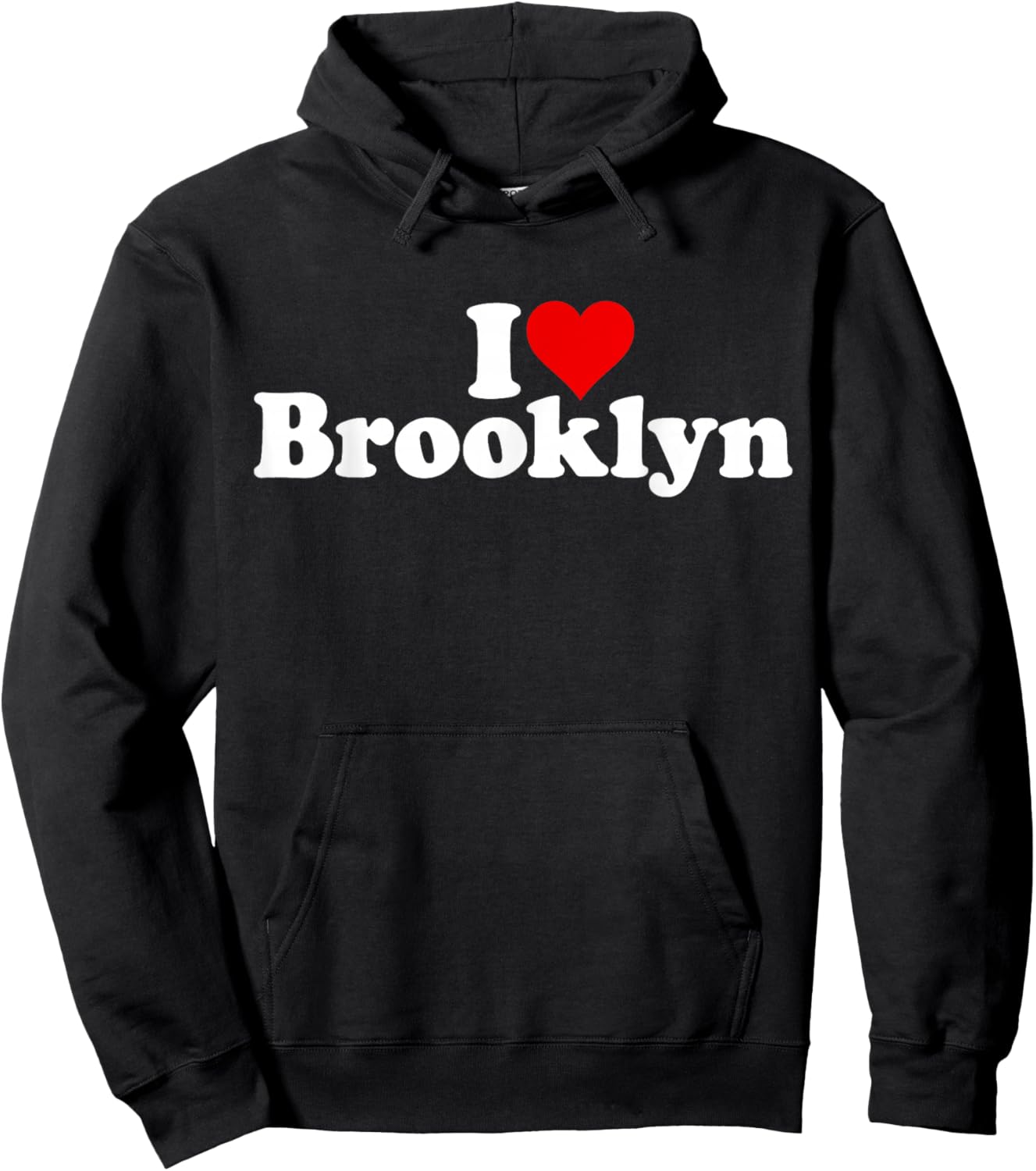 I Love Heart Brooklyn Hoodie - Hoodie | Black