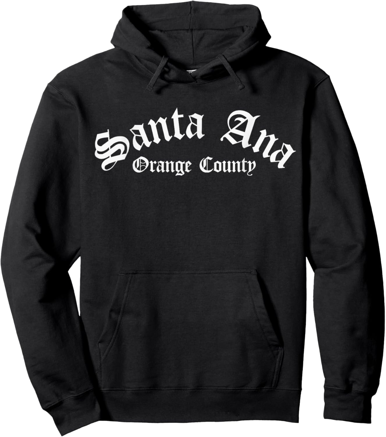 Santa Ana Orange County, Santa Ana Hoodie - Hoodie | Black
