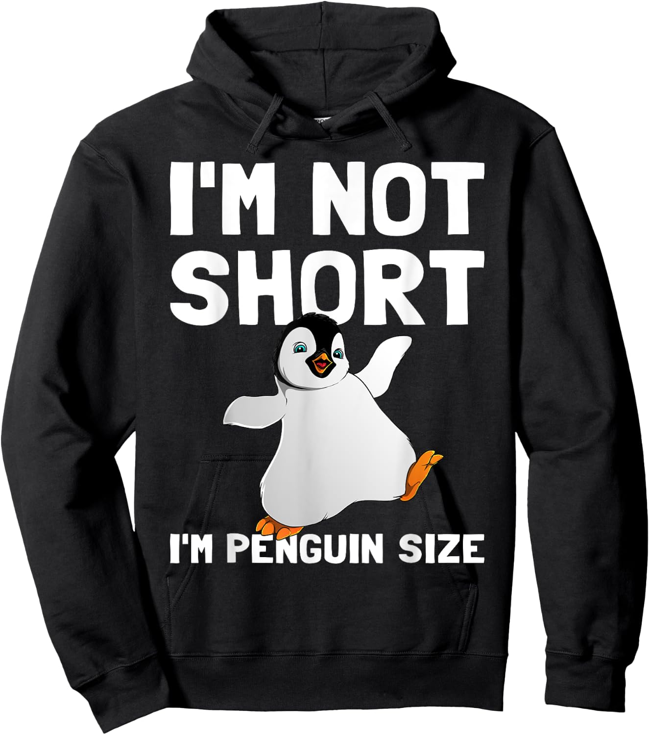 Funny Penguin Gift Kids Men Penguin Bird Lover Hoodie - Hoodie | Black