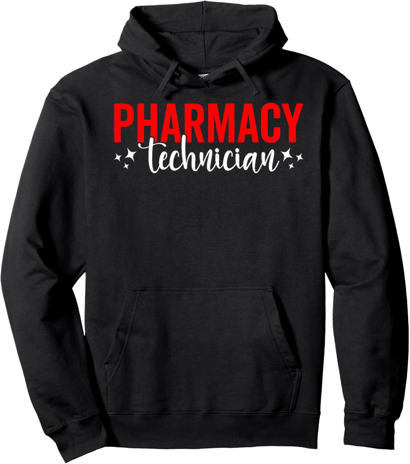 Vintage Pharmacy Technician Pharmacist Student Hoodie - Hoodie | Black