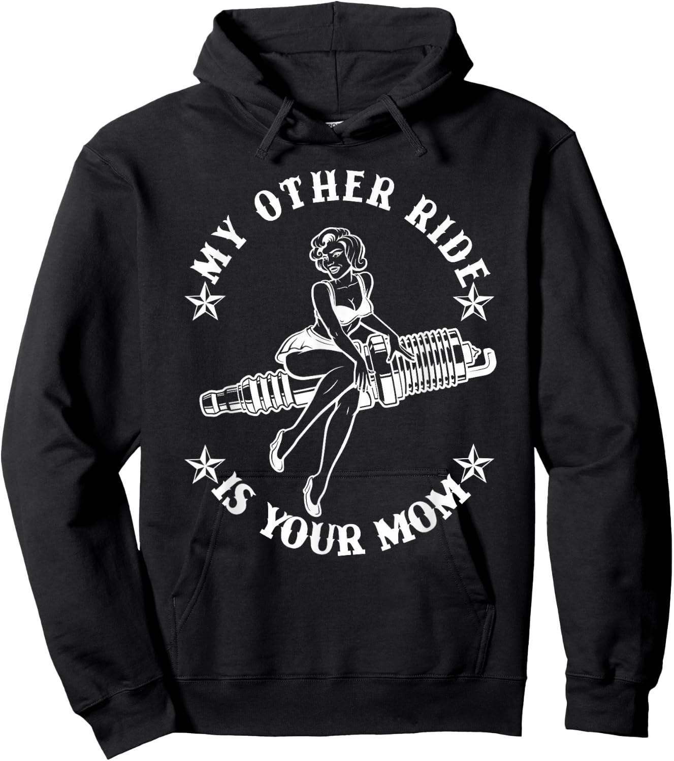 Funny - My Other Ride is Your Mom Hoodie - Hoodie | Black