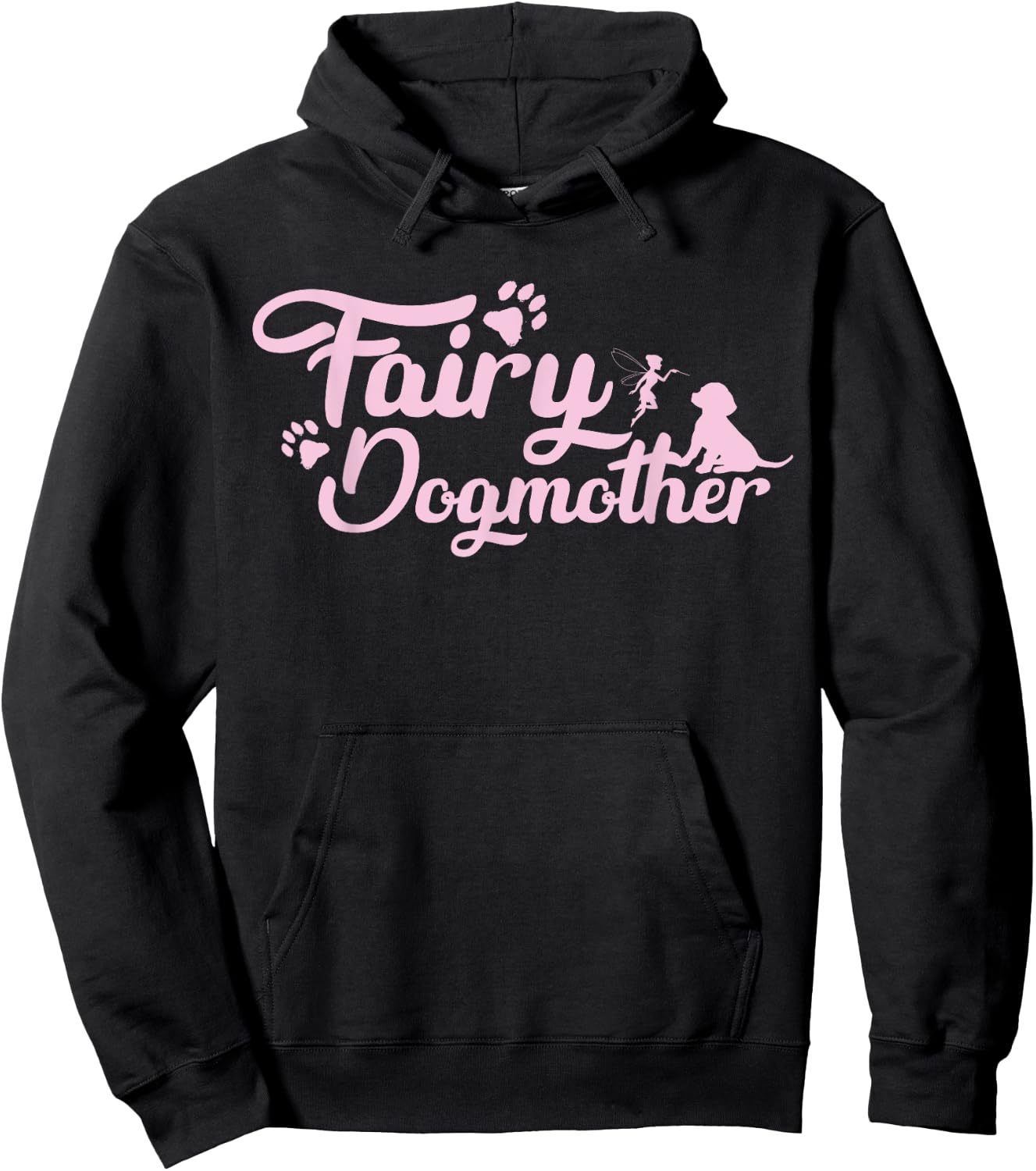 Fairy Dog Mother Dog Owners Mother's Day Men Women Hoodie - Hoodie | Black