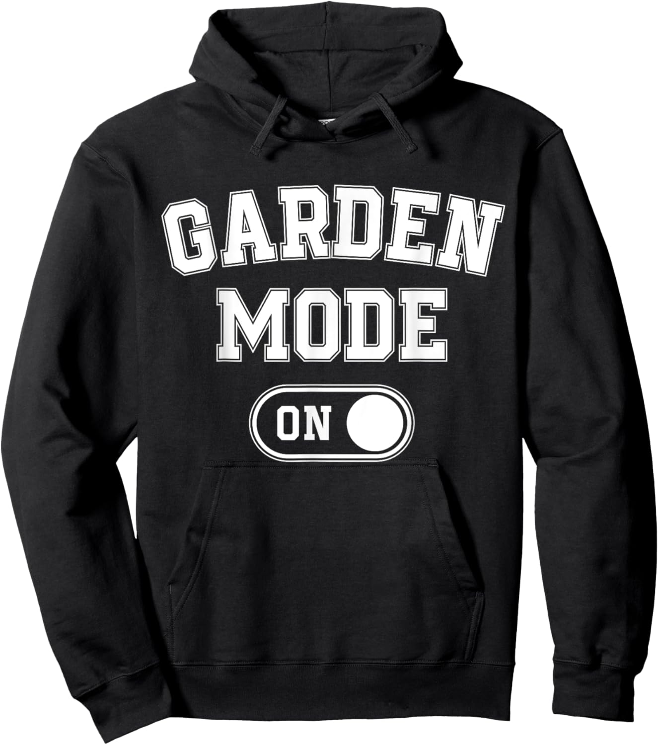 Garden Mode On Funny Gardener Gift Plant Lover Gardening Hoodie - Hoodie | Black