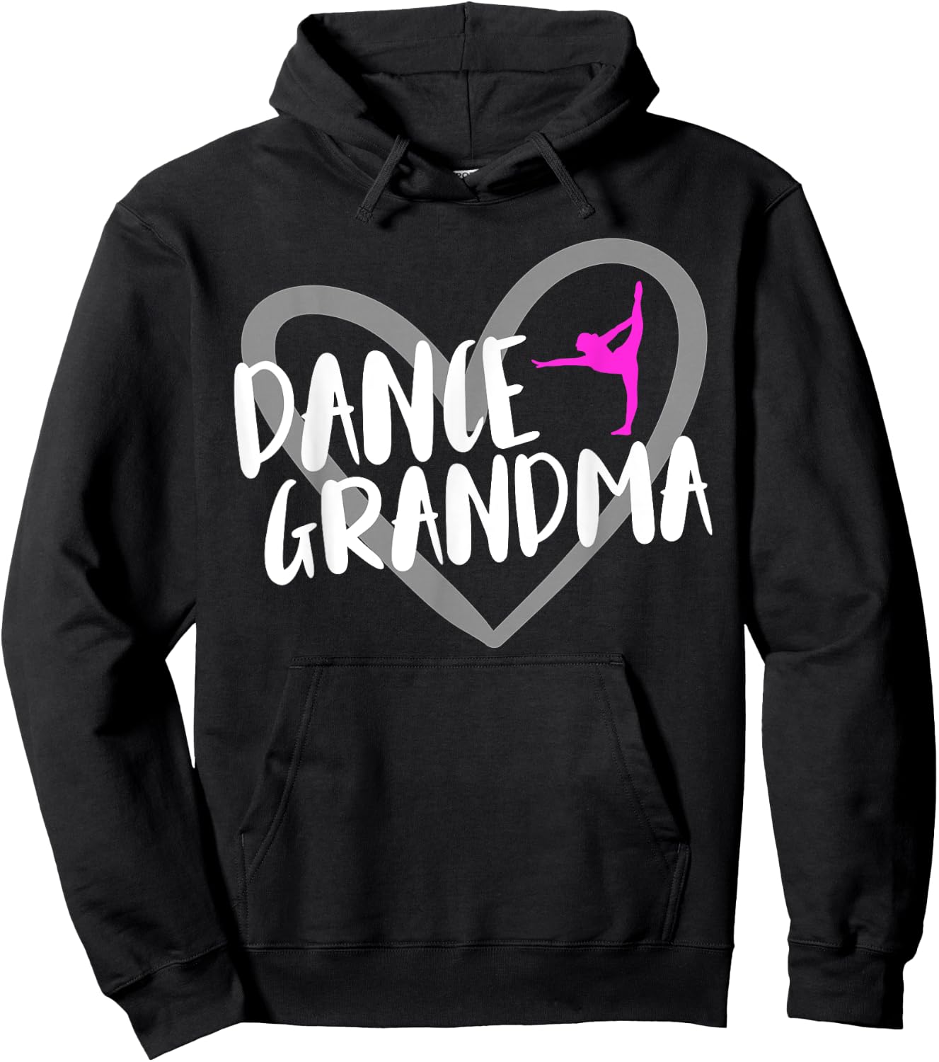 Dance Grandma Heart Hoodie - Hoodie | Black