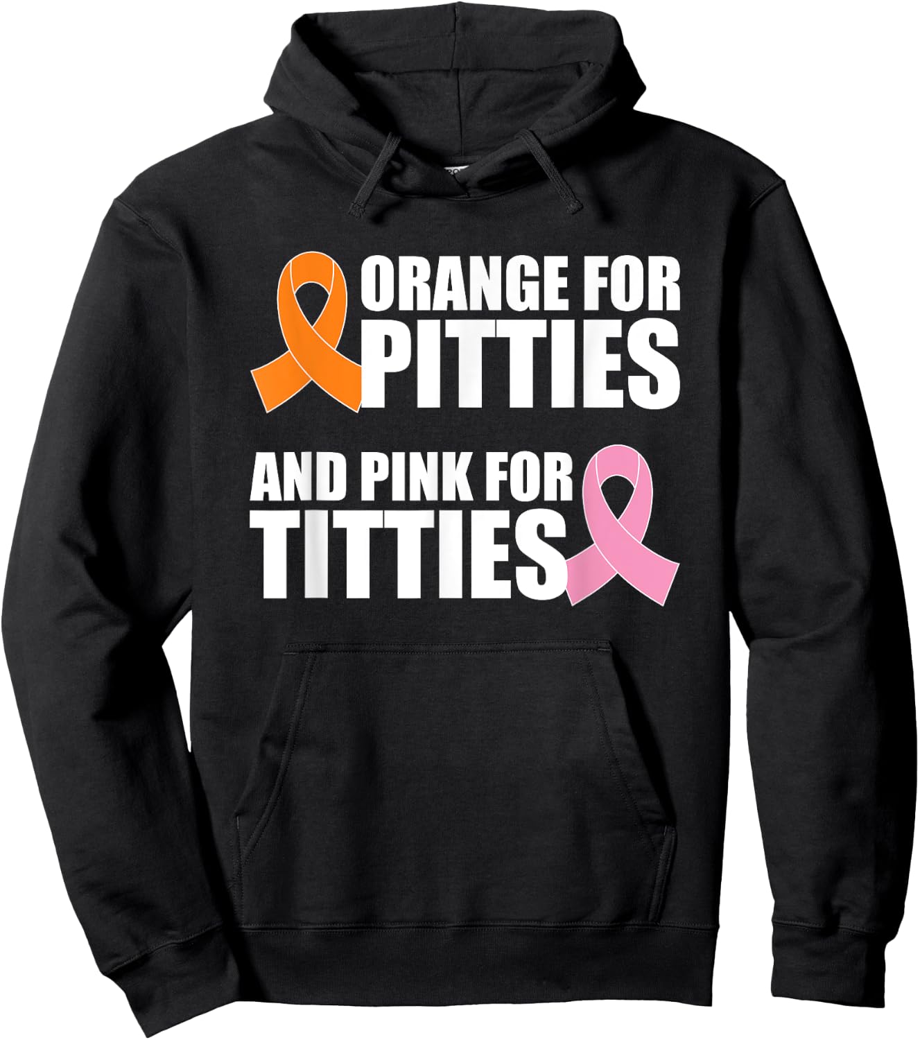 Pit Bull And Breast Cancer Awareness October Pitties Titties Hoodie - Hoodie | Black