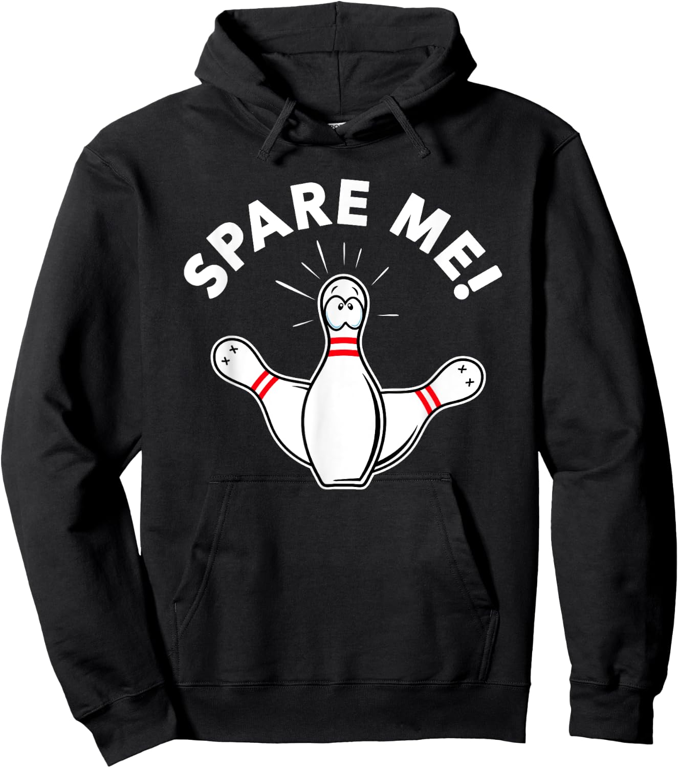 Cute Bowling Shirt For Kids Boys Or Girls - Spare Me Hoodie - Hoodie | Black