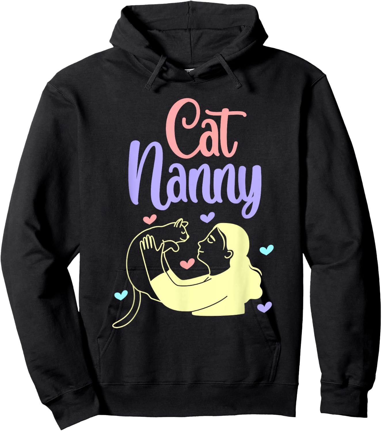 Pet Sitter and Dog Sitter for Cat Nanny Men Women Kids Hoodie - Hoodie | Black