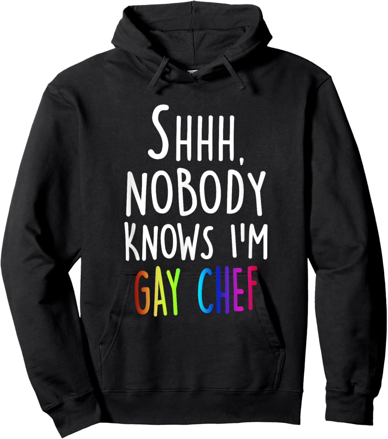 Cook Chef Funny LGBQT GAY Kitchen Hoodie - Hoodie | Black