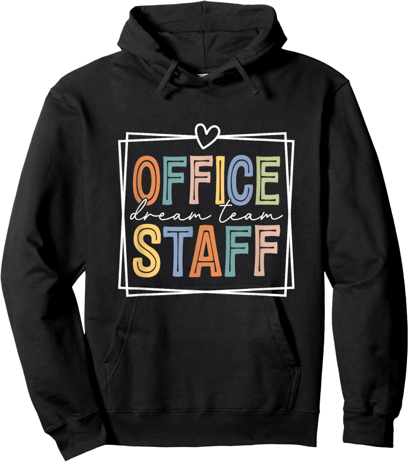 Office Staff Dream Team School Secretary Office Staff Hoodie - Hoodie | Black