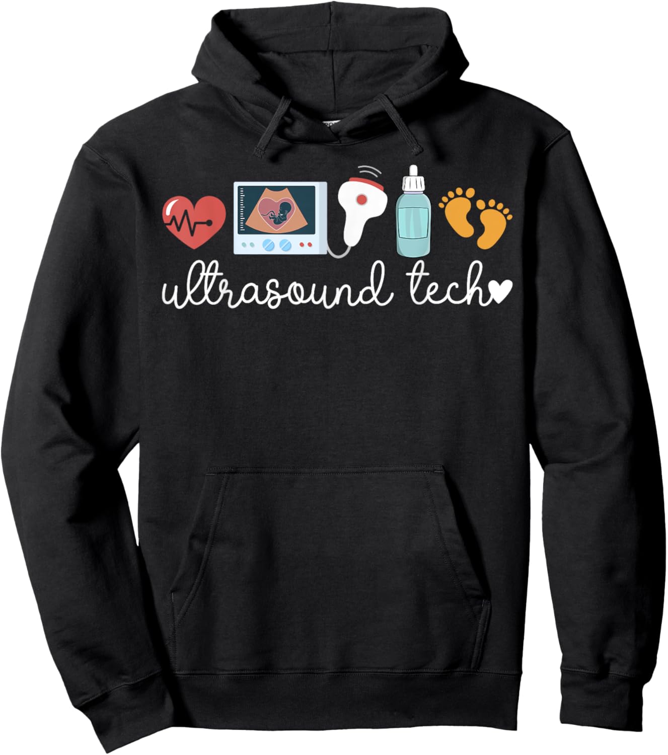 Ultrasound Tech Ultrasound Technology Hoodie - Hoodie | Black