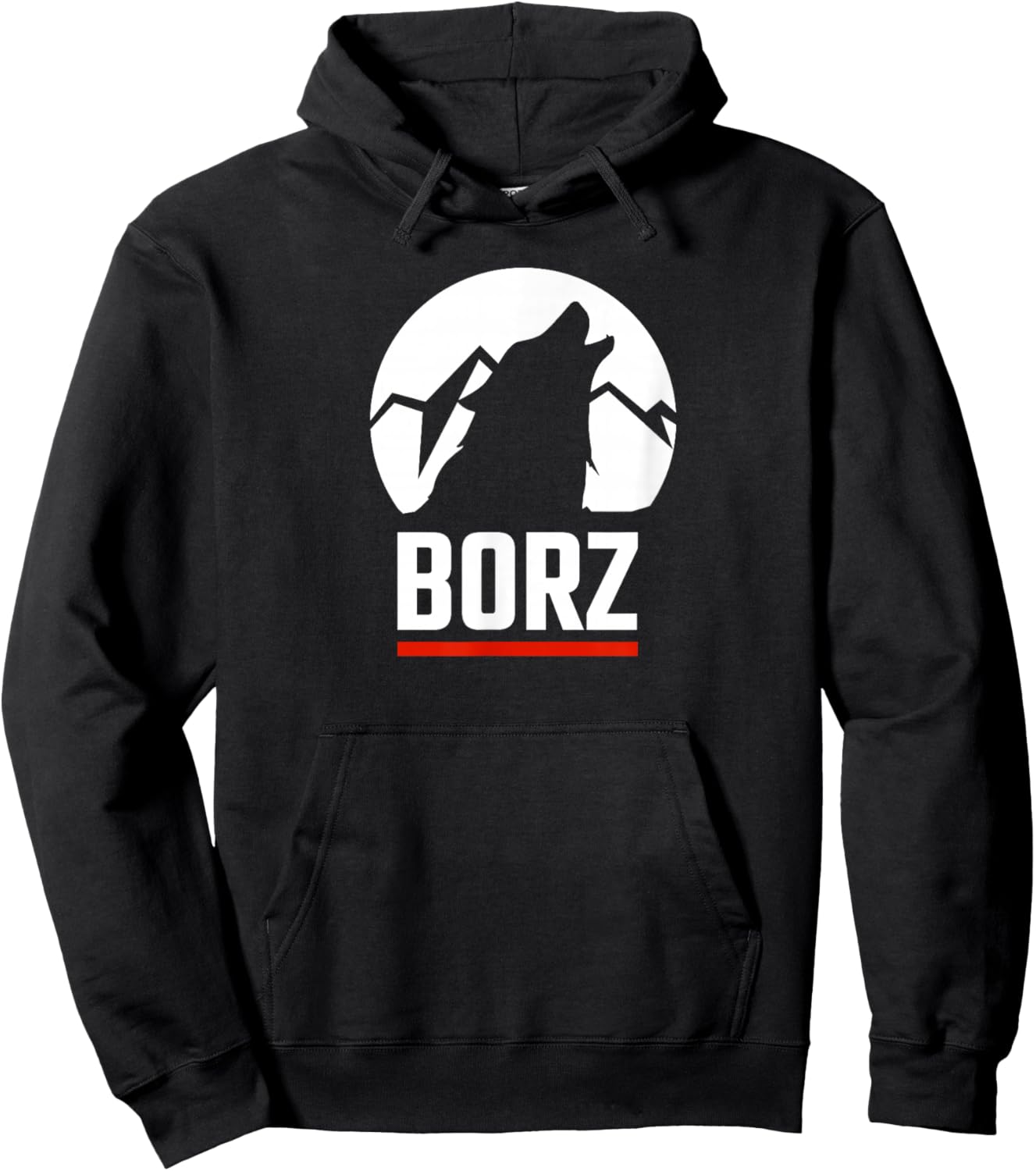 Chechen Borz Wolve Chechnya Chechen Mountain Hoodie - Hoodie | Black