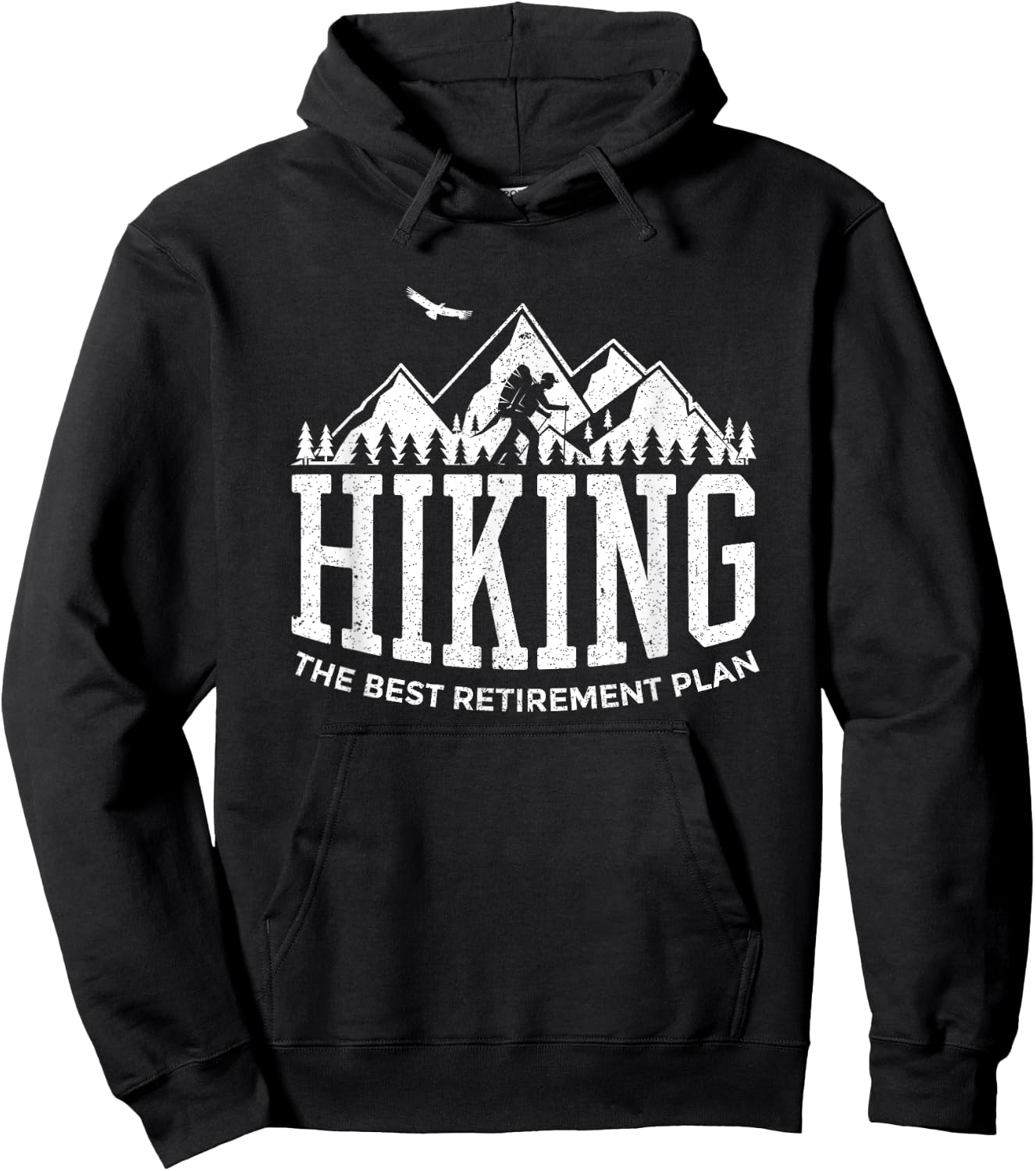 Hiking Lover Retirement Plan For Hiker Backpacker Gift Hoodie - Hoodie | Black
