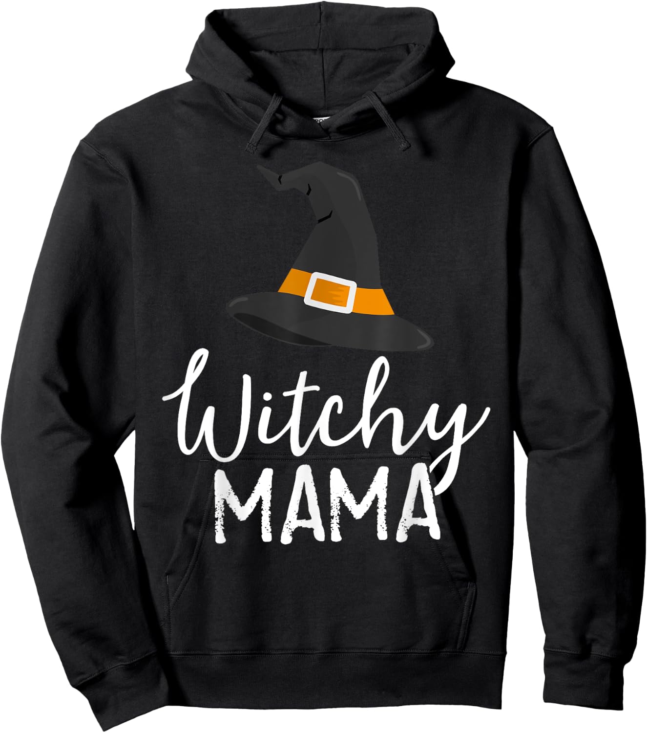 Witchy Mama Halloween Witch Outfit Costume Mom Mother Hoodie - Hoodie | Black
