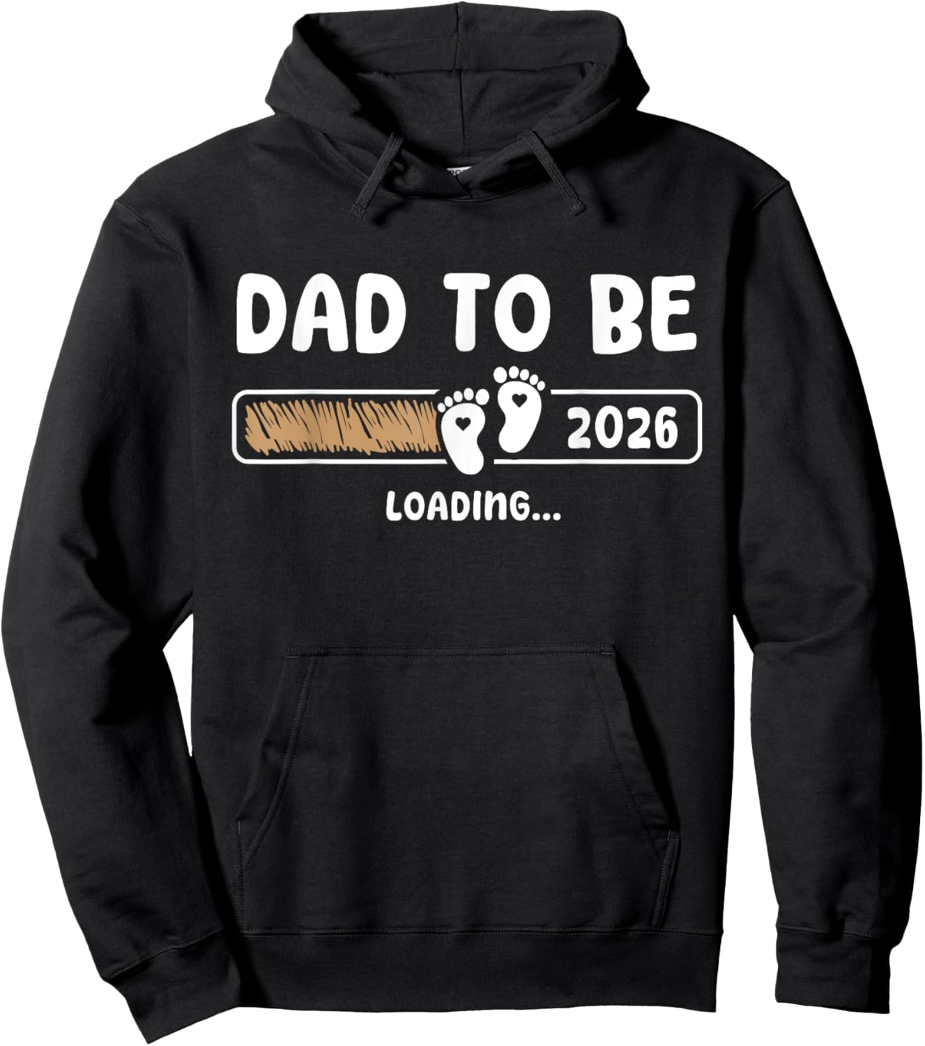 Dad To Be 2026 Dad est 2026 Daddy To Be Promoted to Daddy Hoodie - Hoodie | Black