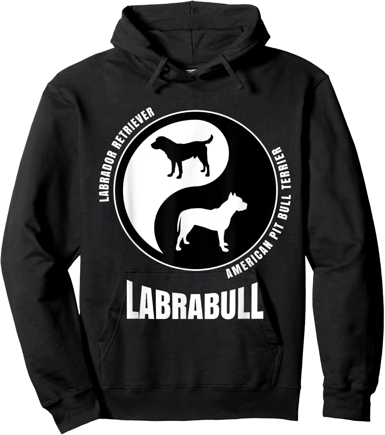 Labrabull Dog Lovers Shirt | Breeders Gift | Pet Labrabull Women Kids Hoodie - Hoodie | Black