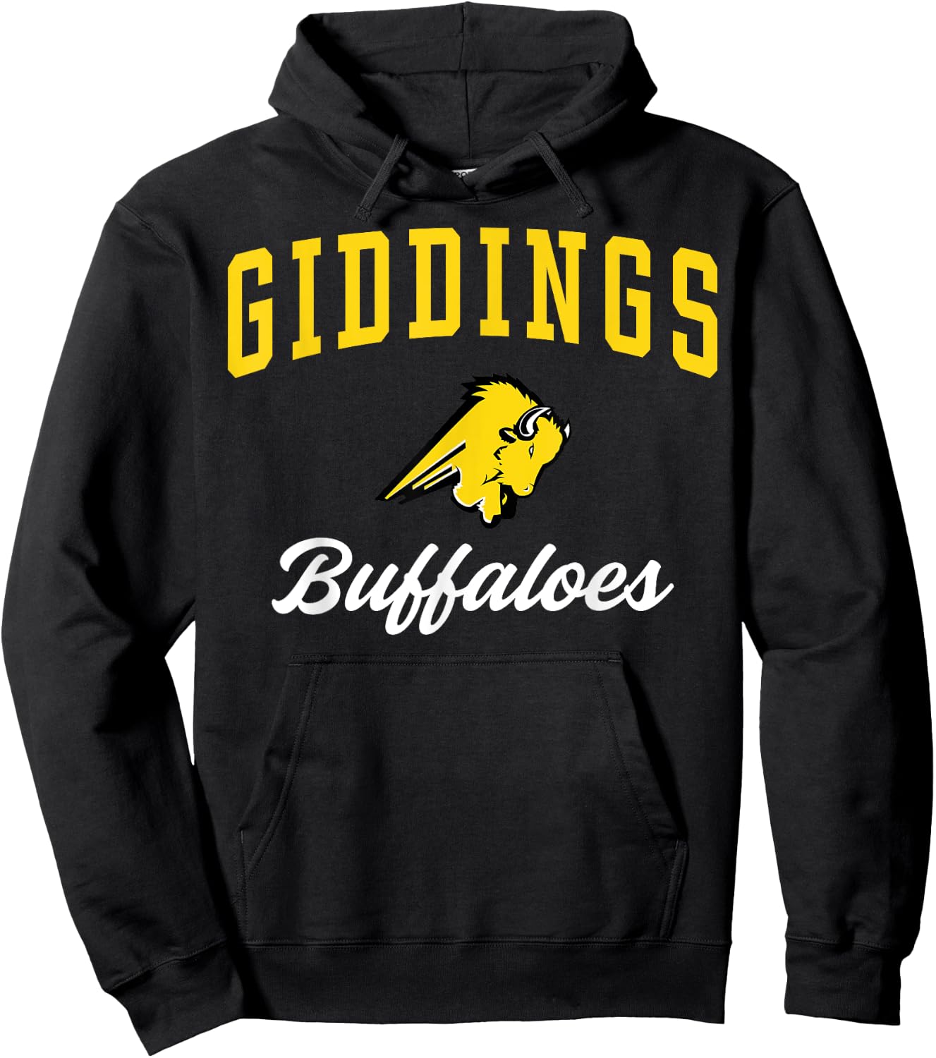 Giddings High School Buffaloes C3 Hoodie - Hoodie | Black