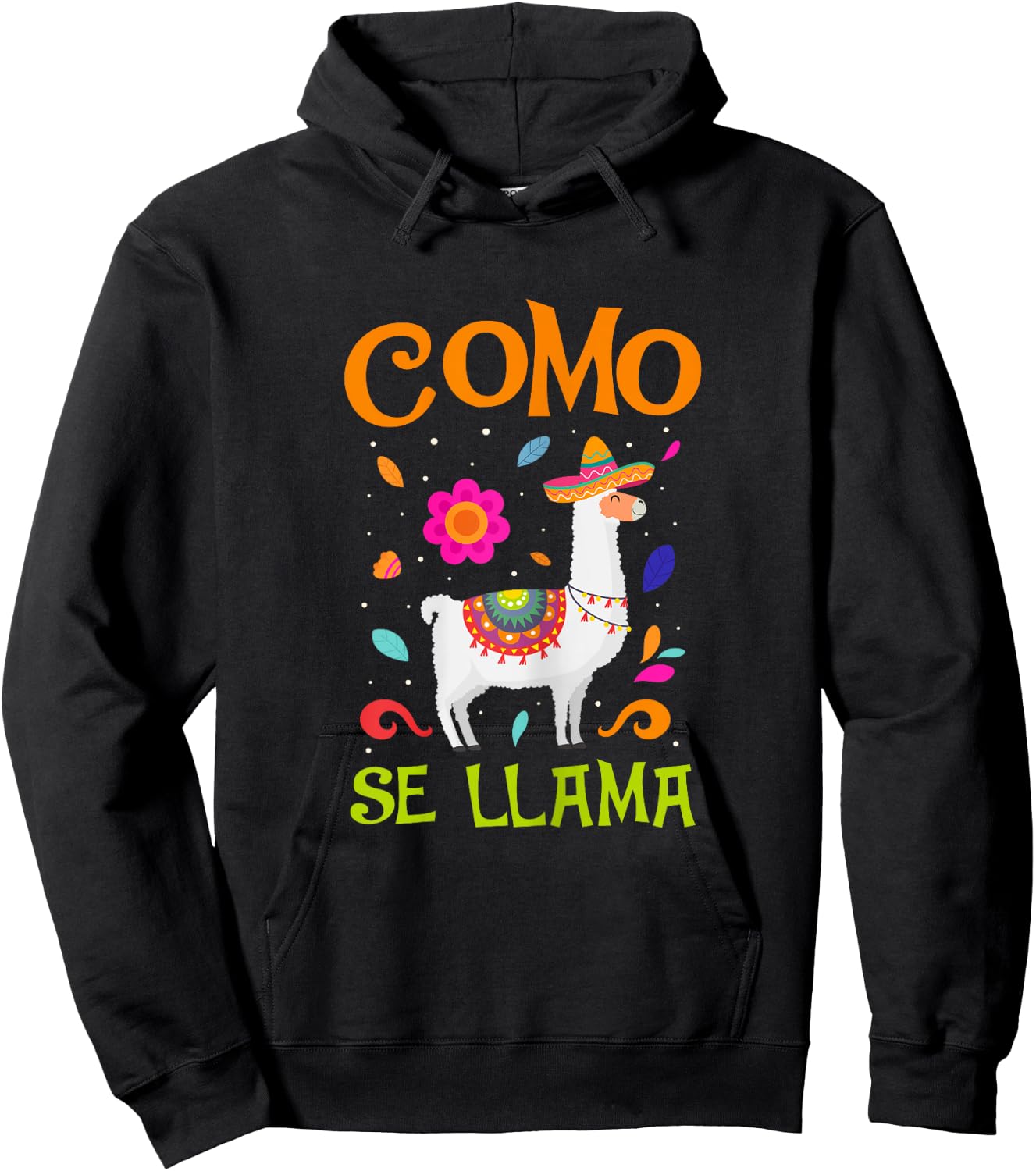 Como Se Llama Mexican Pride Cinco De Mayo Gifts Hoodie - Hoodie | Black