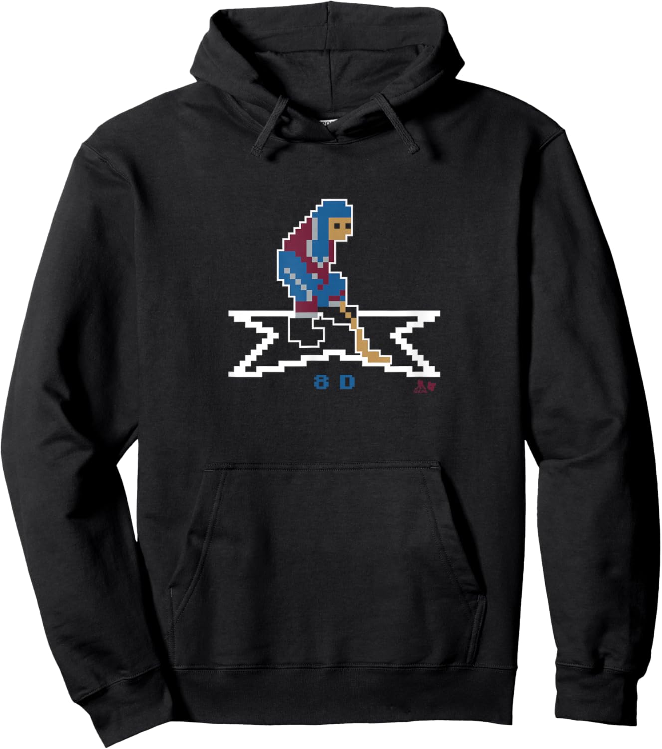 Cale Makar: Throwback Hockey - Colorado Hockey Hoodie - Hoodie | Black