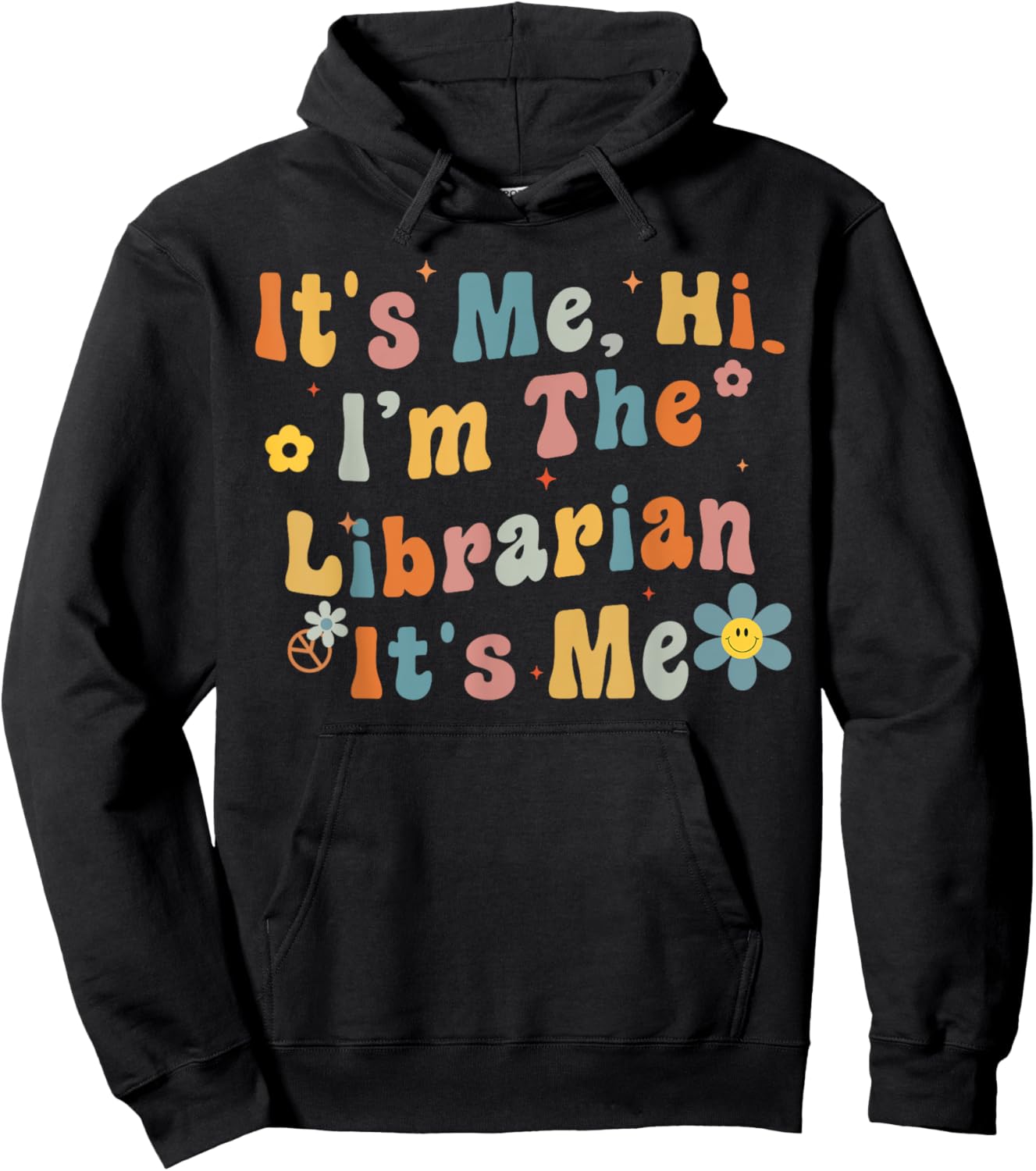 Back to School It's Me Hi I'm The Librarian Summer Reading Men Women Girls Kids Hoodie - Hoodie | Black