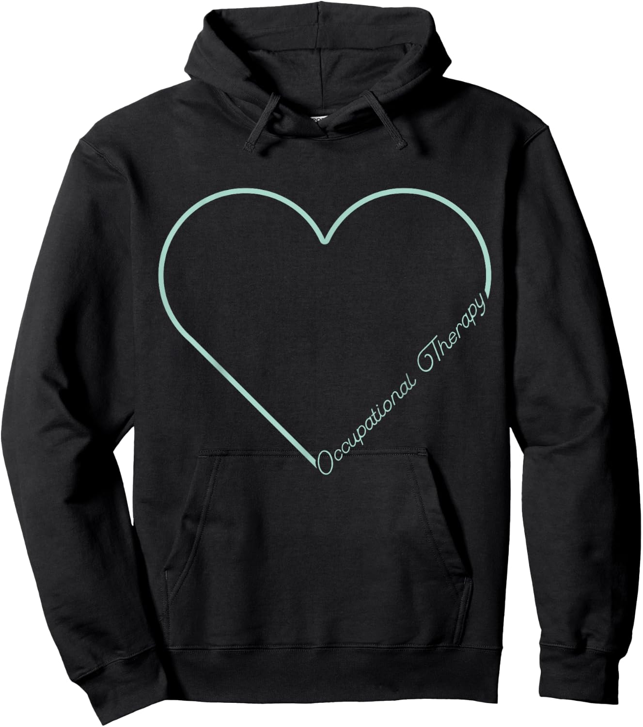Occupational Therapy | Therapist | Heart Hoodie - Hoodie | Black
