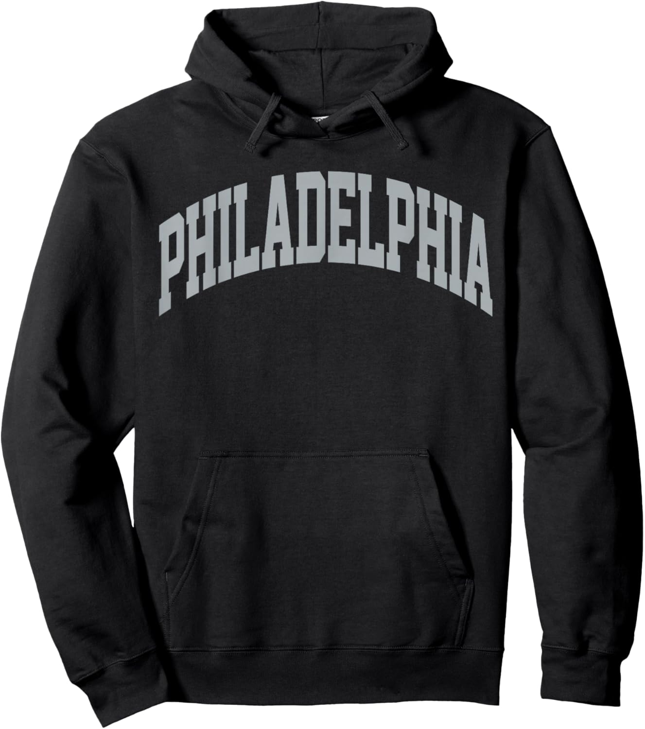 Retro Philadelphia Souvenir Classic Philadelphia Grey Green Hoodie - Hoodie | Black