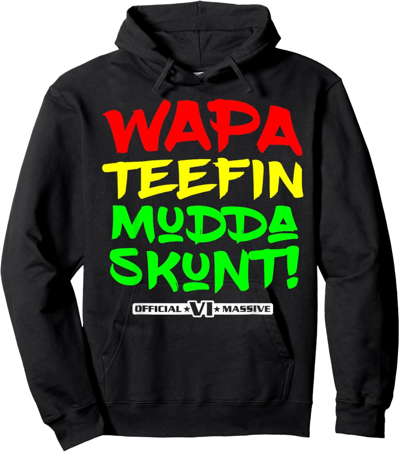 Wapa Teefin Mudda Skunt Hoodie - Hoodie | Black