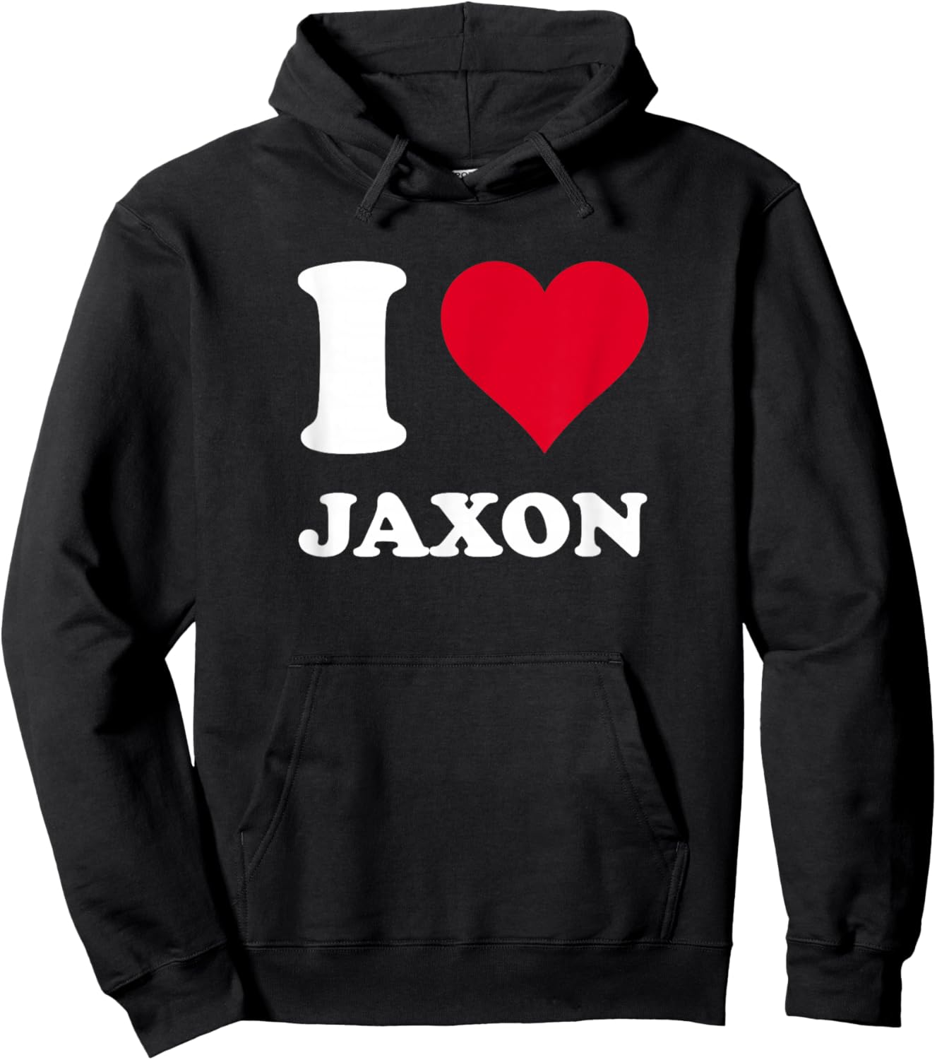 I Love Jaxon Hoodie - Hoodie | Black