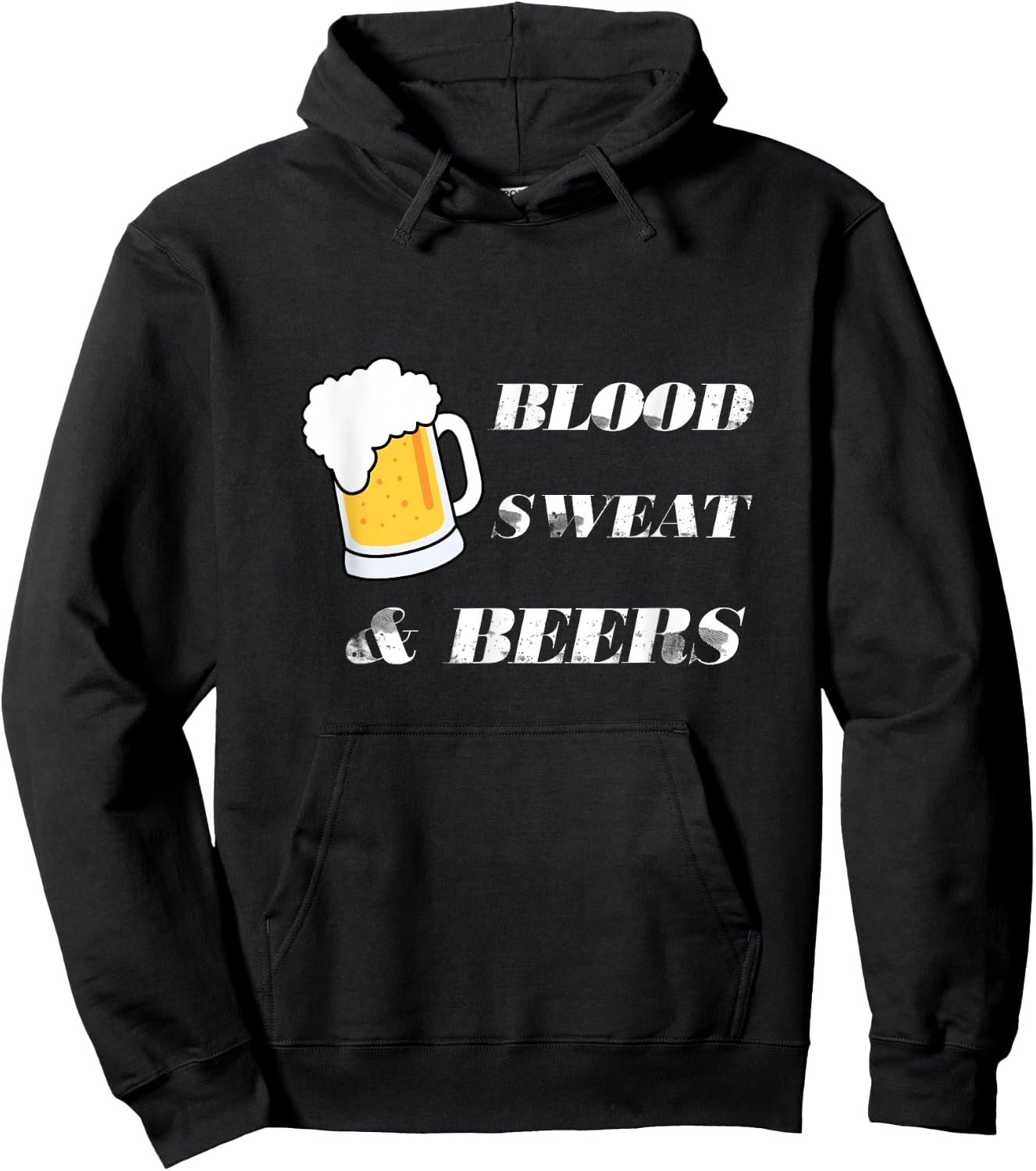 Blood Sweat And Beers Hoodie - Hoodie | Black