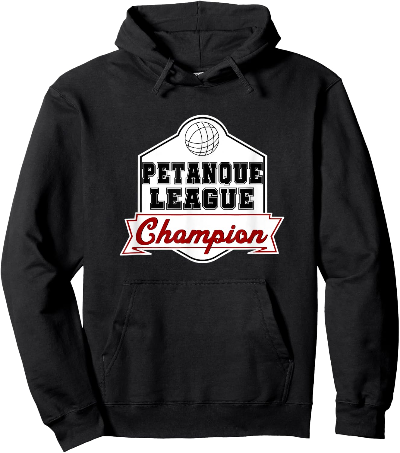 Petanque League Champion Boule Boccia Hoodie - Hoodie | Black